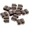 10x Lego brique de construction modifiée 1x2x1 brun foncé palissade bl...