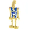 1x Lego figurine droïde beige bleu Star Wars pilote 1 bras droit sw036...