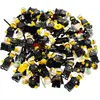 5x Lego Mini Figurines City Policier noir Accessoires mélangés au hasa...