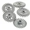 5x Lego Technic Roue dentée z24 nouveau-gris clair 24 dents Roue 6860 ...