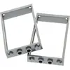 2x Lego cadre de porte 1x4x6 nouveau-gris foncé type2 (2 pleins) 45357...