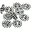 10x Lego Technic Roue dentée Z16 nouveau-gris clair 16 dents roues den...