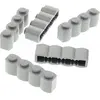 5x Lego brique de construction modifiée 1x4x1 nouveau-gris clair palis...
