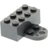 1x Lego Figurine Stand Aimant 2x4 nouveau-gris foncé pour mini figurin...