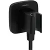 Hansgrohe Support pommeau de douche avec raccordement Fixfit Q noir mat TU