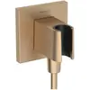 26889140 fixfit e support mural pour pommeau de douche bronze brossé - Hansgrohe