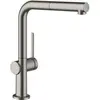 hansgrohe Talis M54 Mitigeur de cuisine pivotant, avec douchette extra...