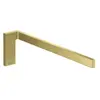 hansgrohe Axor Uni. Rectangulaire 380 mm, fixe, laiton brossé