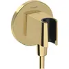 Hansgrohe - Fixfit - Coude de raccordement avec support, doré 26888990