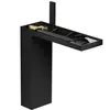 hansgrohe AXOR MyEdition 230 Mitigeur de lavabo monocommande avec bonde Push-Open, sans plaque, 47022670, couleur : noir mat