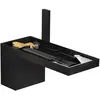hansgrohe AXOR MyEdition 47012670 Mitigeur de lavabo monocommande avec bonde Push-Open, sans plaque, couleur : noir mat