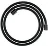 Hansgrohe - Flexible de douche Designflex 160 cm noir chromé brossé