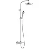 Hansgrohe Colonne de douche thermostatique Vernis Blend 200 Green chromé TU