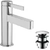 Mitigeur lavabo Finoris 100 bonde Push-Open chromé Hansgrohe