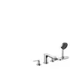 Robinet mélangeur bain douche 4 trous Vivenis sBox chromé Hansgrohe