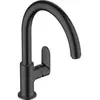 Hansgrohe vernis mitigeur de cuisine blend m35 1 levier noir mat