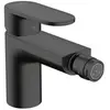 Mitigeur monocommande pour bidet noir mat Hansgrohe Vernis Blend