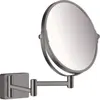AddStoris - Miroir de rasage, chrome noir brossé 41791340 - Hansgrohe