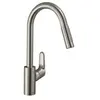 hansgrohe Focus M41 Mitigeur de cuisine pivotant, avec douchette extra...