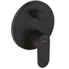 Façade mitigeur mécanique encastré HANSGROHE Vernis Blend Noir mat