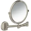 hansgrohe Axor Uni. Miroir de rasage circulaire, montage mural, nickel...