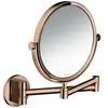 hansgrohe Axor Uni. Miroir de rasage circulaire, montage mural, or rou...