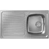 Evier 1 cuve avec égouttoir HANSGROHE S21 inox