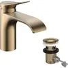 Hansgrohe Vivenis - Mitigeur de lavabo avec bonde, EcoSmart, CoolStart...