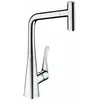 HANSGROHE M71 - MITIGEUR D'éVIER METRIS SELECT AVEC BEC EXTRACTIBLE,