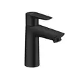 Hansgrohe Mitigeur de lavabo Talis E 110 avec tirette et vidage noir mat TU