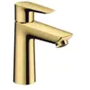 Hansgrohe Mitigeur de lavabo Talis E 110 avec tirette et vidage aspect doré poli