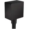 Hansgrohe Coude de raccordement Fixfit Square, noir mat (26455670)