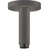 hansgrohe Bras de douche S 100 mm plafond M 1/2", noir chromé brossé, 27393340