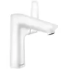 Hansgrohe Mitigeur monocommande, Blanc Mat, Hauteur sous bec 150 mm