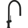 Robinet de cuisine avec douchette HANSGROHE Talis M54 210 noir mat