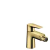 Mitigeur bidet, avec tirette et vidage aspect doré poli Hansgrohe