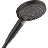 Hansgrohe Pommeau de douche Raindance Select S EcoSmart 120 3 jets noir mat TU