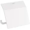 HANSGROHE Porte-papier WC avec couvercle blanc mat AddStoris