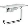 Hansgrohe AddStoris Porte-papier toilette avec tablette, 41772000