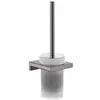 hansgrohe AddStoris Porte-brosse WC mural, noir chromé brossé, 41752340