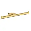 HANSGROHE Porte-papier double 300 mm aspect doré poli AddStoris