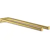 Hansgrohe Porte-serviettes AddStoris double branche 45 cm aspect doré poli TU