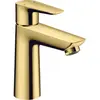 Hansgrohe Mitigeur lavabo Talis E 110, sans tirette ni vidage aspect doré poli TU