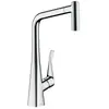 Hansgrohe Robinet de cuisine avec douchette Metris M71 320 sBox 2 jets chromé TU