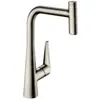 Hansgrohe Mitigeur mono-commande pour évier Hauteur confortable, argen...