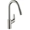 Hansgrohe Mitigeur cuisine, confort Hauteur de 240 mm, avec douchette ...