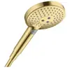 Douchette à main 3 jets, doré poli, Hansgrohe Raindance Select S 120