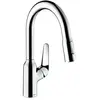 Hansgrohe Robinet de cuisine avec douchette Focus M42 180 sBox 2 jets chromé TU