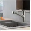 Hansgrohe Robinet de cuisine avec douchette Focus M42 150 sBox aspect acier inox