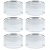 ETC-SHOP Lot de 6 spots led encastrés plafonniers chrome sommeil chamb...